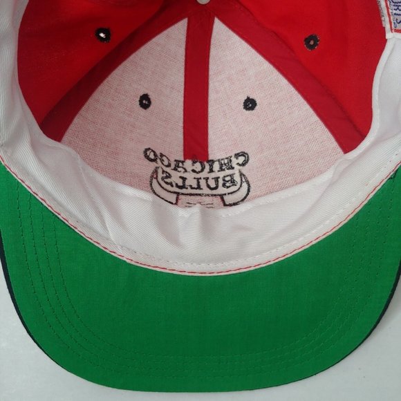 Vintage Chicago Bulls Sports Specialties Cap Youth NBA Red Black Embroidered - Picture 12 of 12